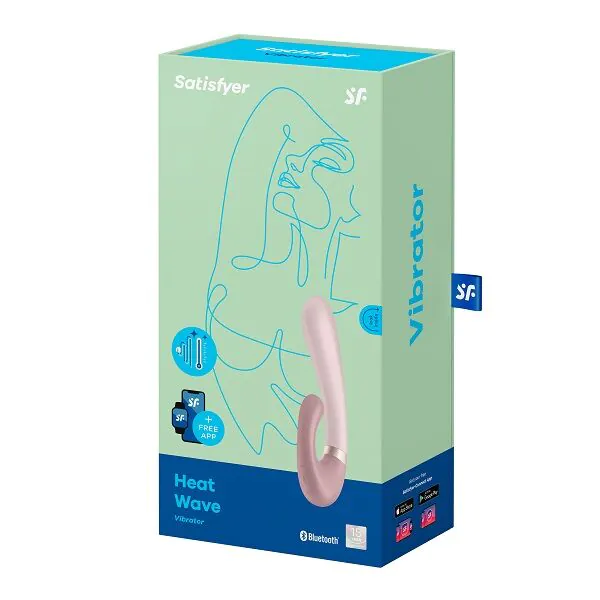 Satisfyer Heat Wave Connect App Mauve Intim Massager