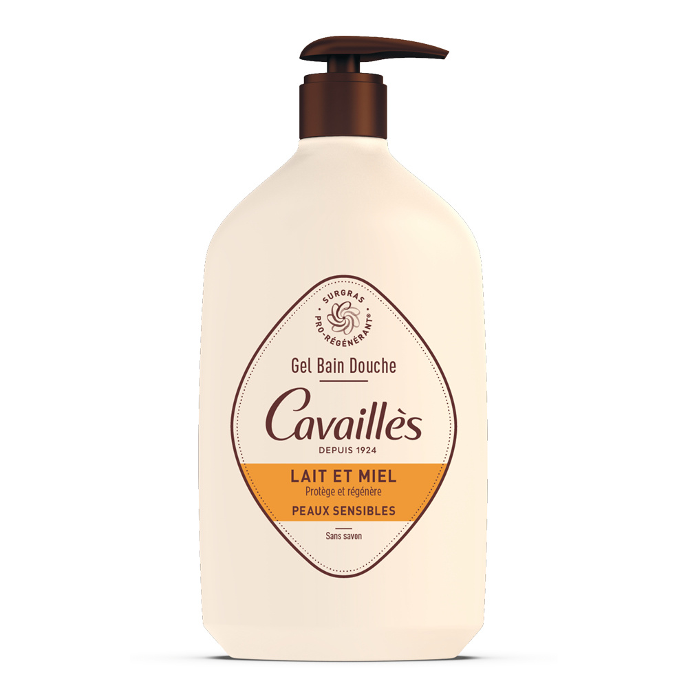 Cavaillès GEL SURGRAS BAIN ET DOUCHE LAIT ET MIEL1L GEL DOUCHE