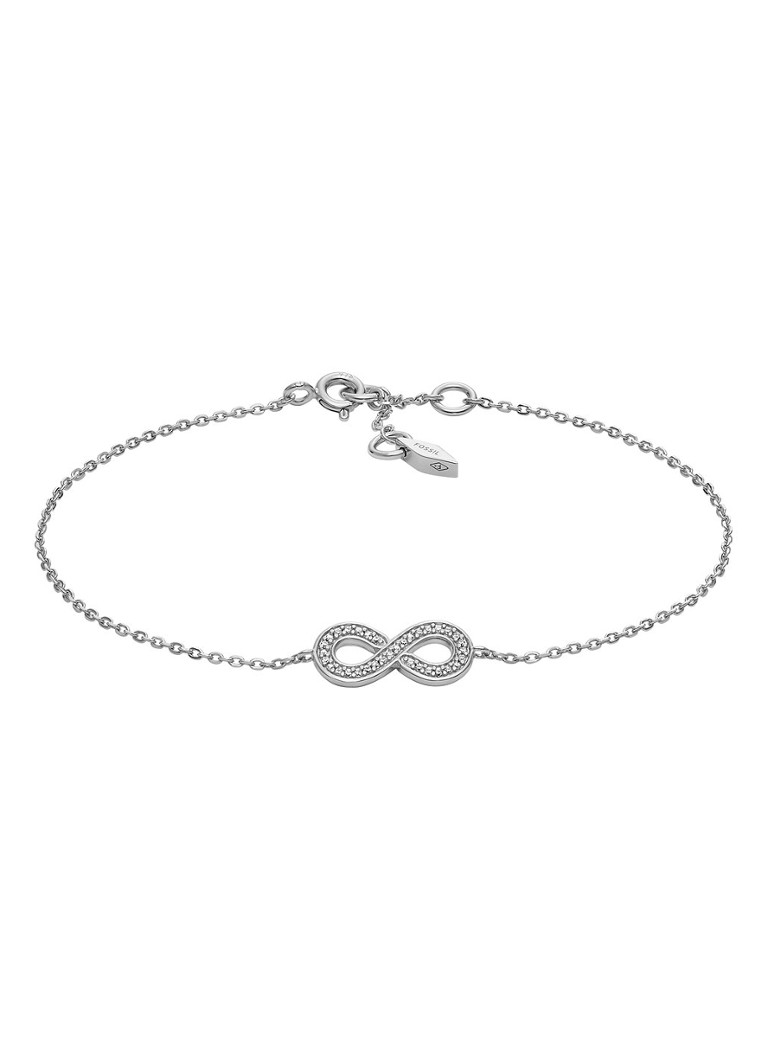 Bracciale Fossil in argento sterling JFS00633040