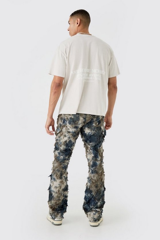 Kastiges Oversize T-Shirt mit Print