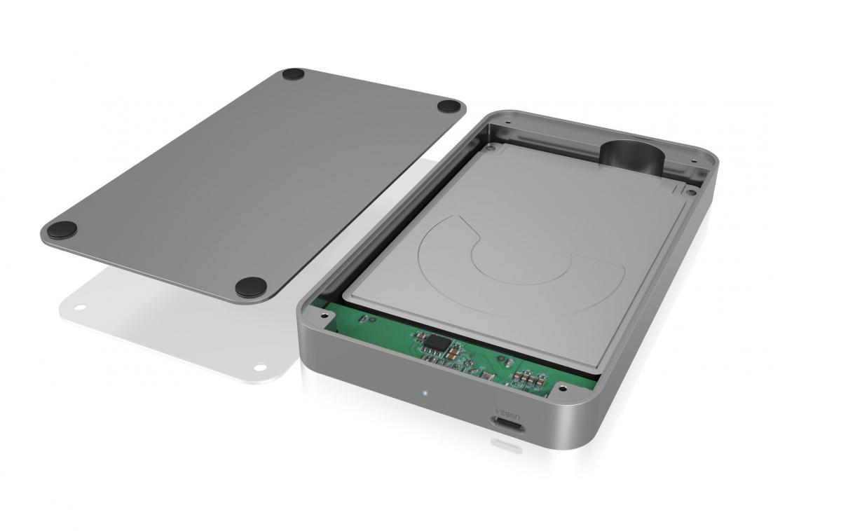 ICY BOX IB-247-C31, Gehäuse für 1x HDD/SSD mit USB 3.1 (Gen 2) Type-CAnschluss
