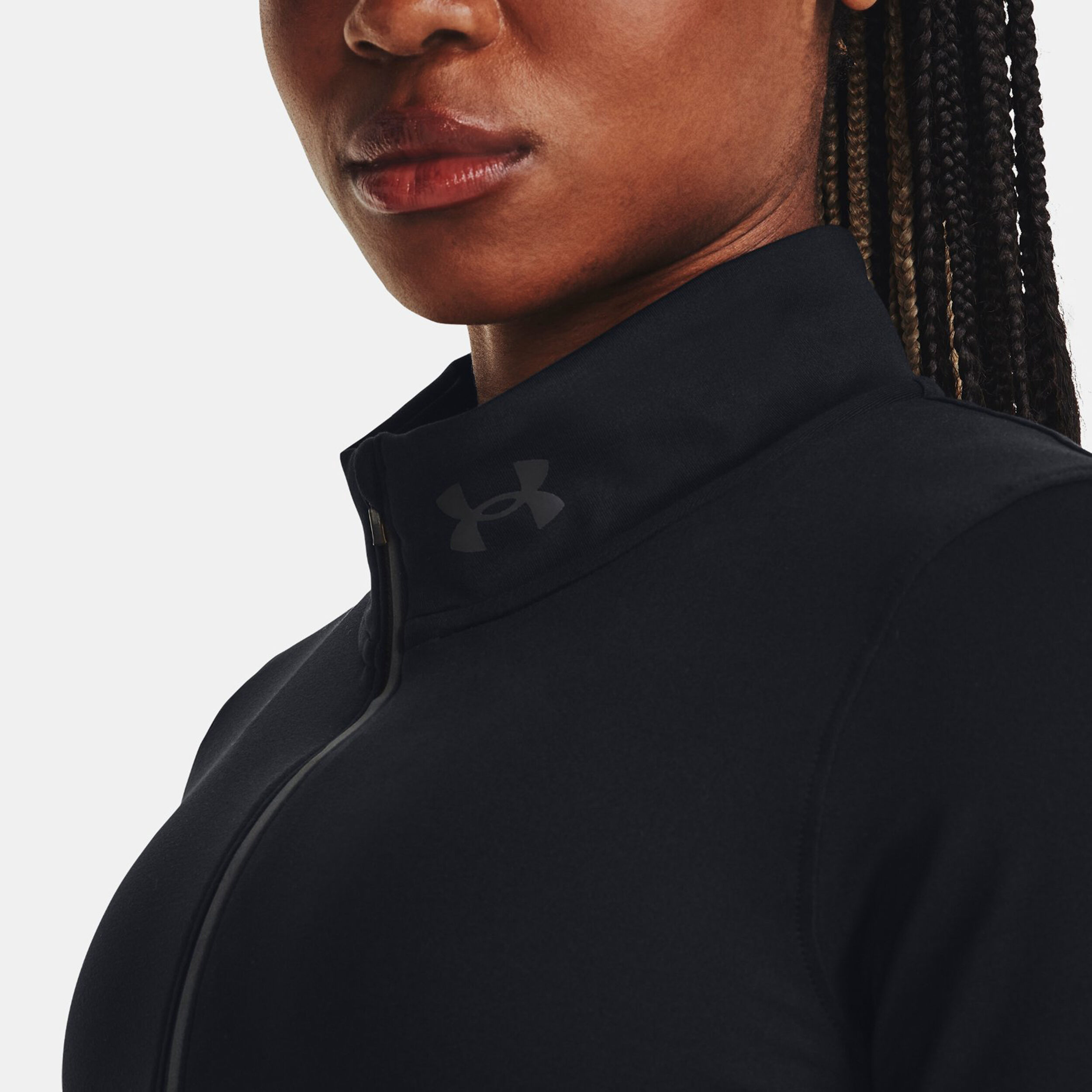 Qualifier Run Half-Zip Lauftop Damen - Schwarz