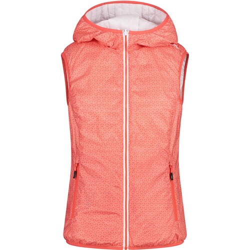 DAMEN WESTE WOMAN REVERSE VEST FIX HOOD