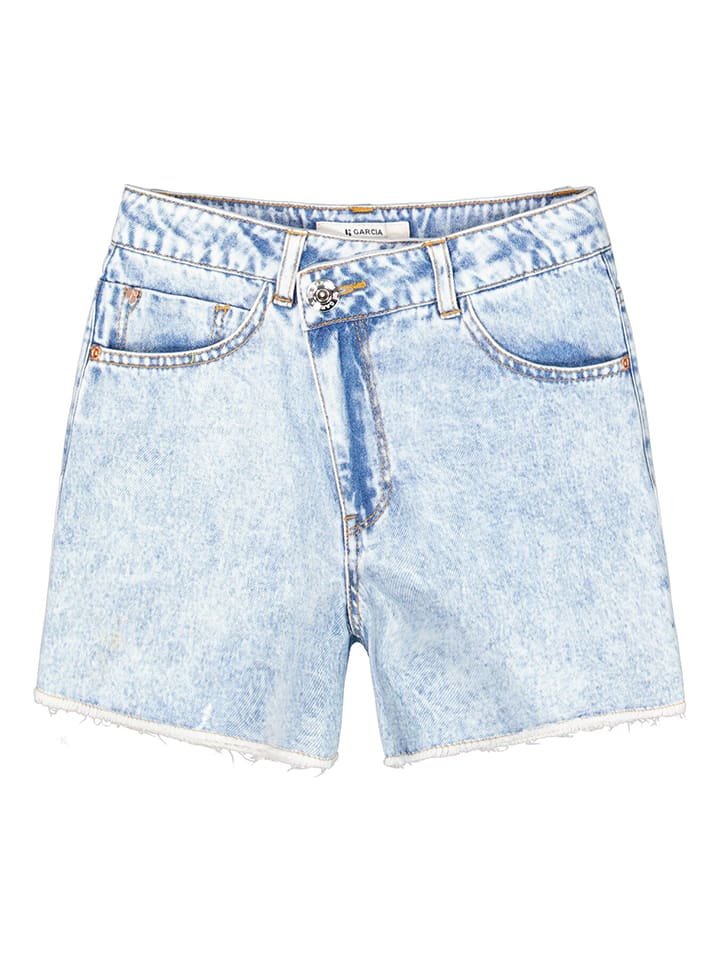 Garcia Jeans-Shorts in Hellblau günstig kaufen