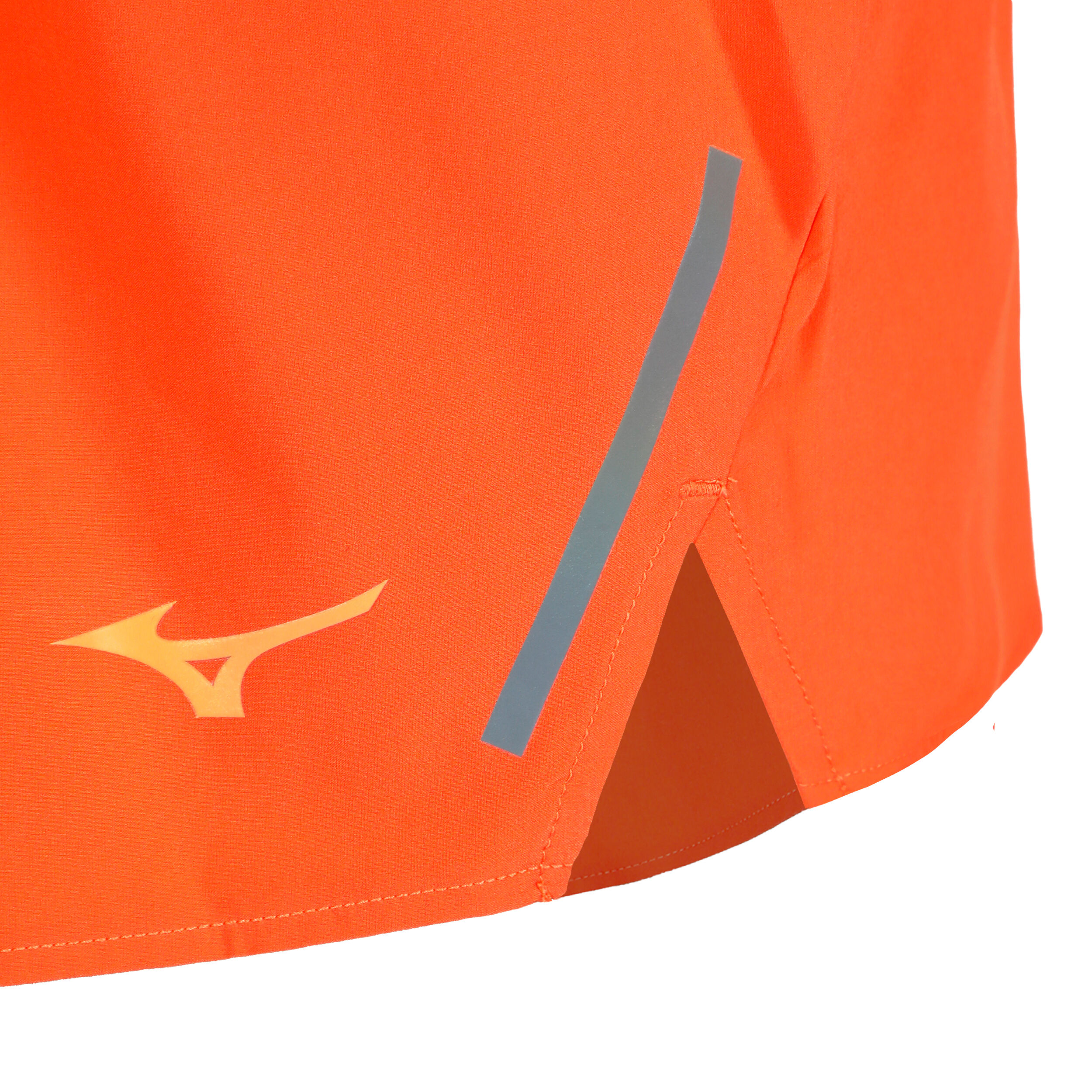 Aero Split 1.5 Laufshorts Herren - Orange, Schwarz