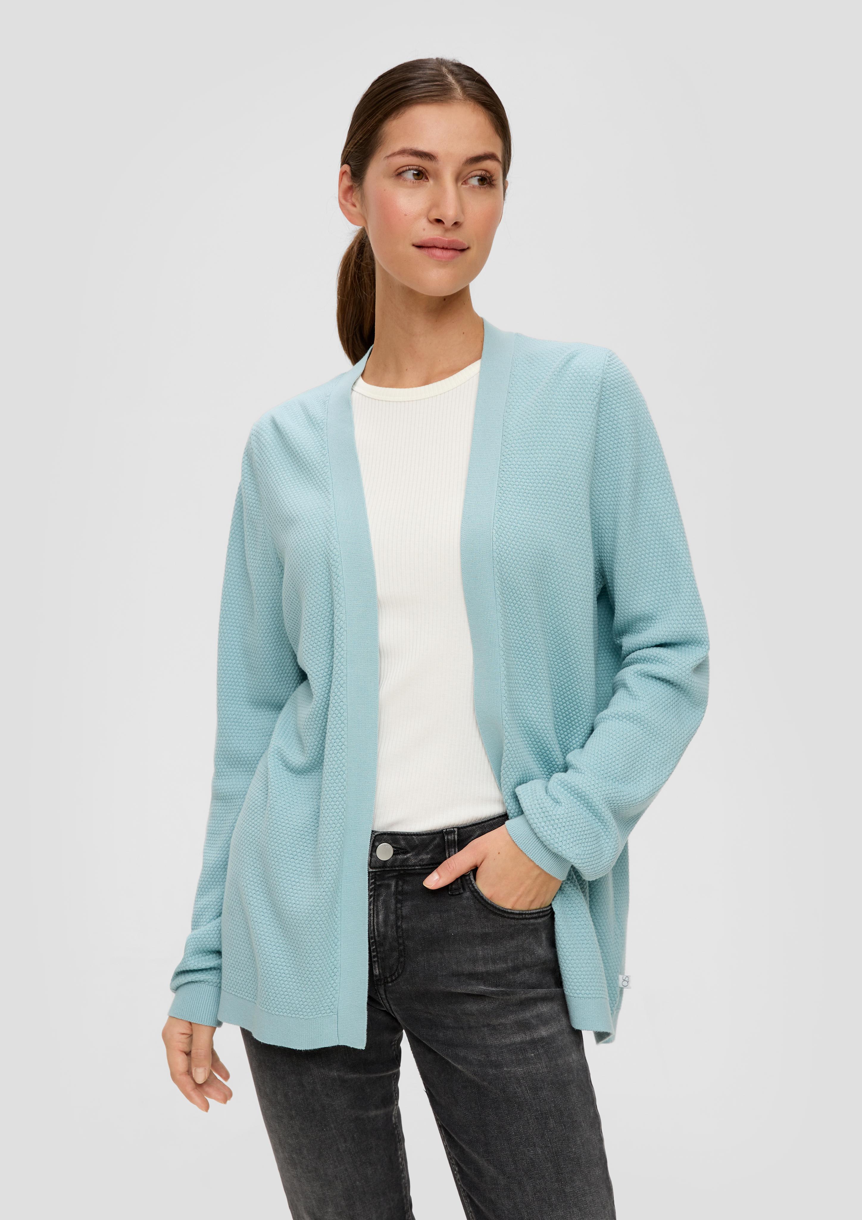 Strickjacke aus Viskosemix  2140706-6103