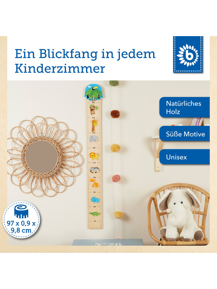 Bieco Spielwaren Messlatte Zoo in Mehrfarbig günstig kaufen onesize