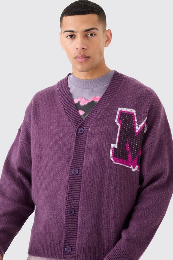 Kastiger Oversize Strick-Cardigan