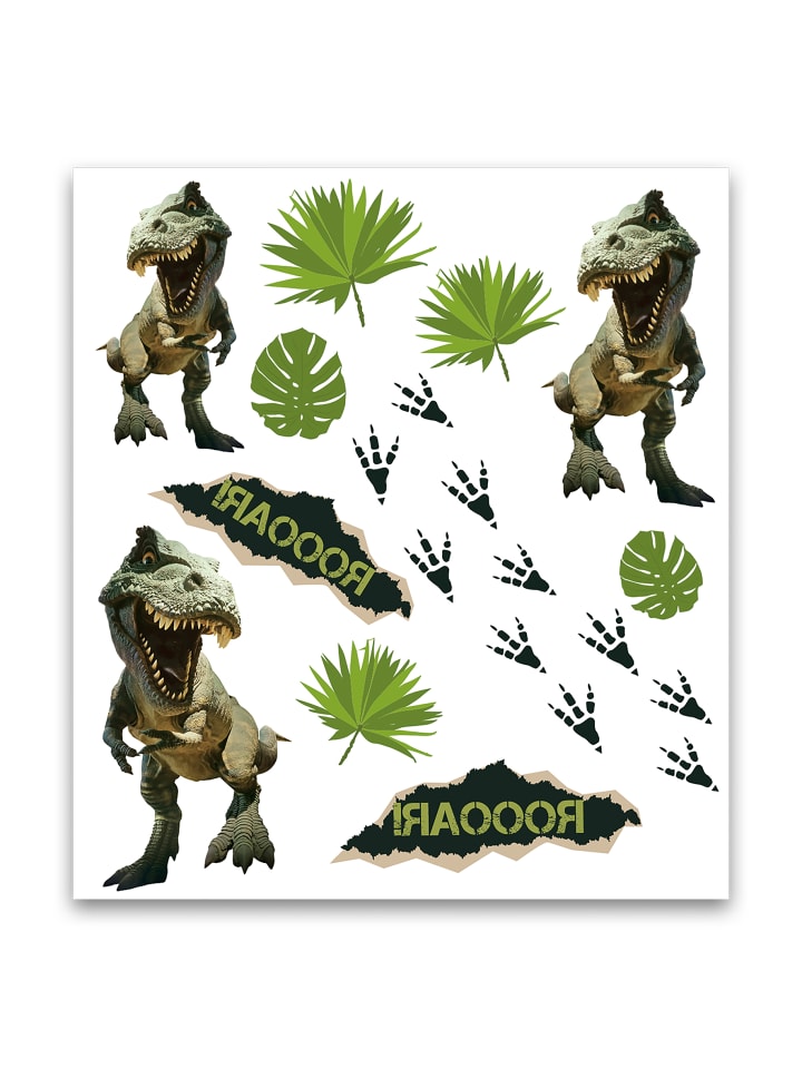 ROTH Kinder-Tattoos Tyrannosaurus 2 Bogen in Grün günstig kaufen onesize