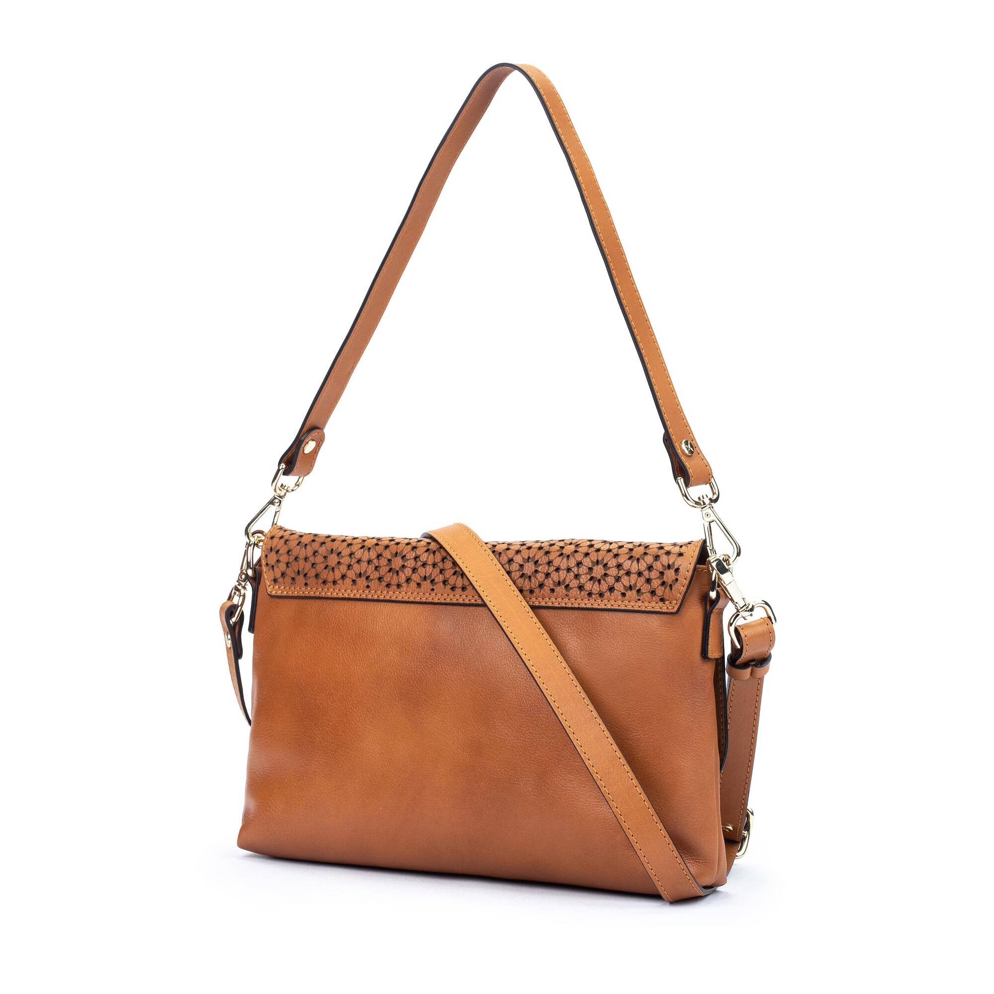 Damska torba typu crossbody z podwójnymi uchwytami - BRANDY