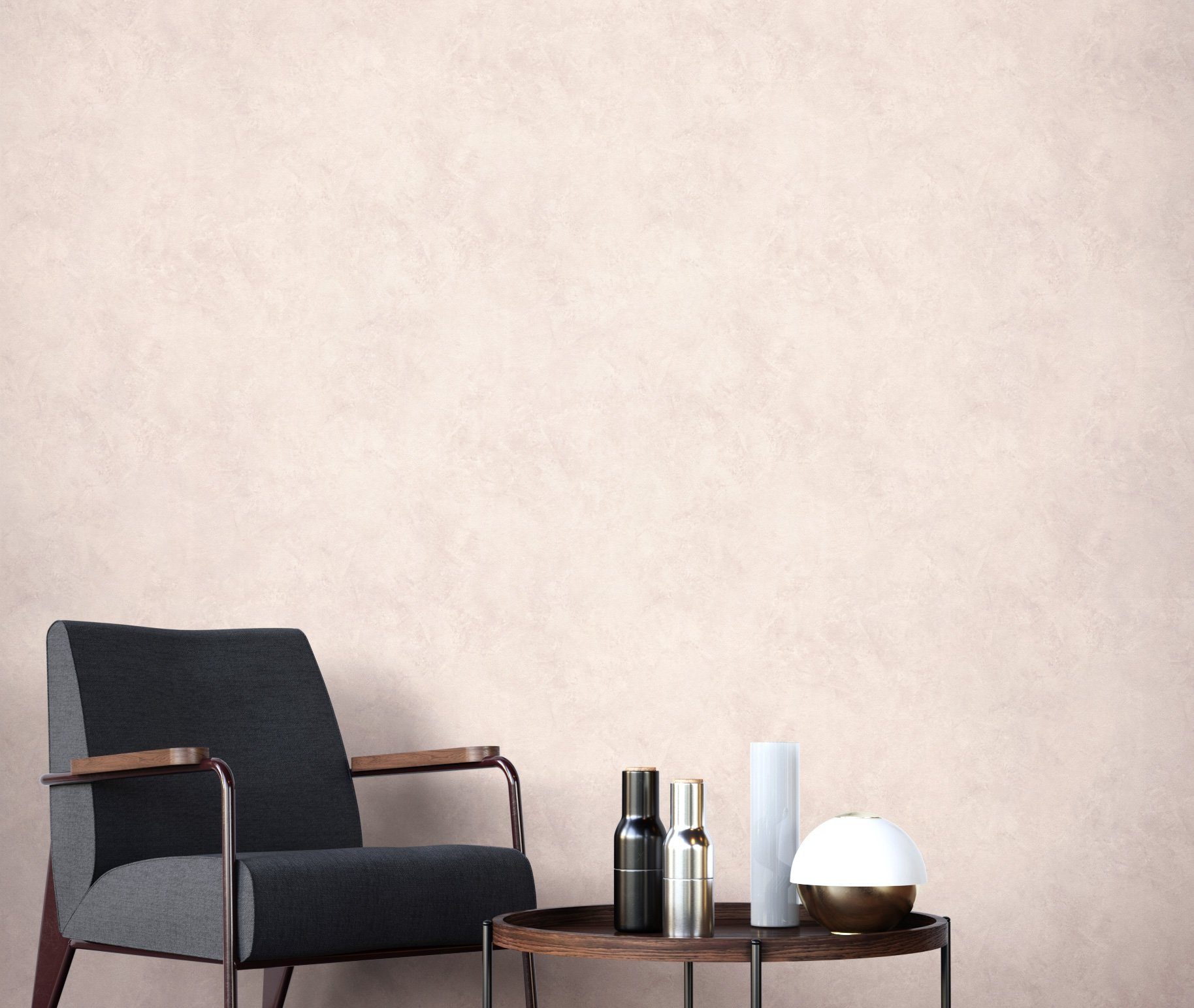 Newroom Vliestapete, Beige Tapete Modern Beton - Putzoptik Creme Taupe Betonoptik Uni Einfarbig Industrial Bauhaus für Wohnzimmer Schlafzimmer Küche