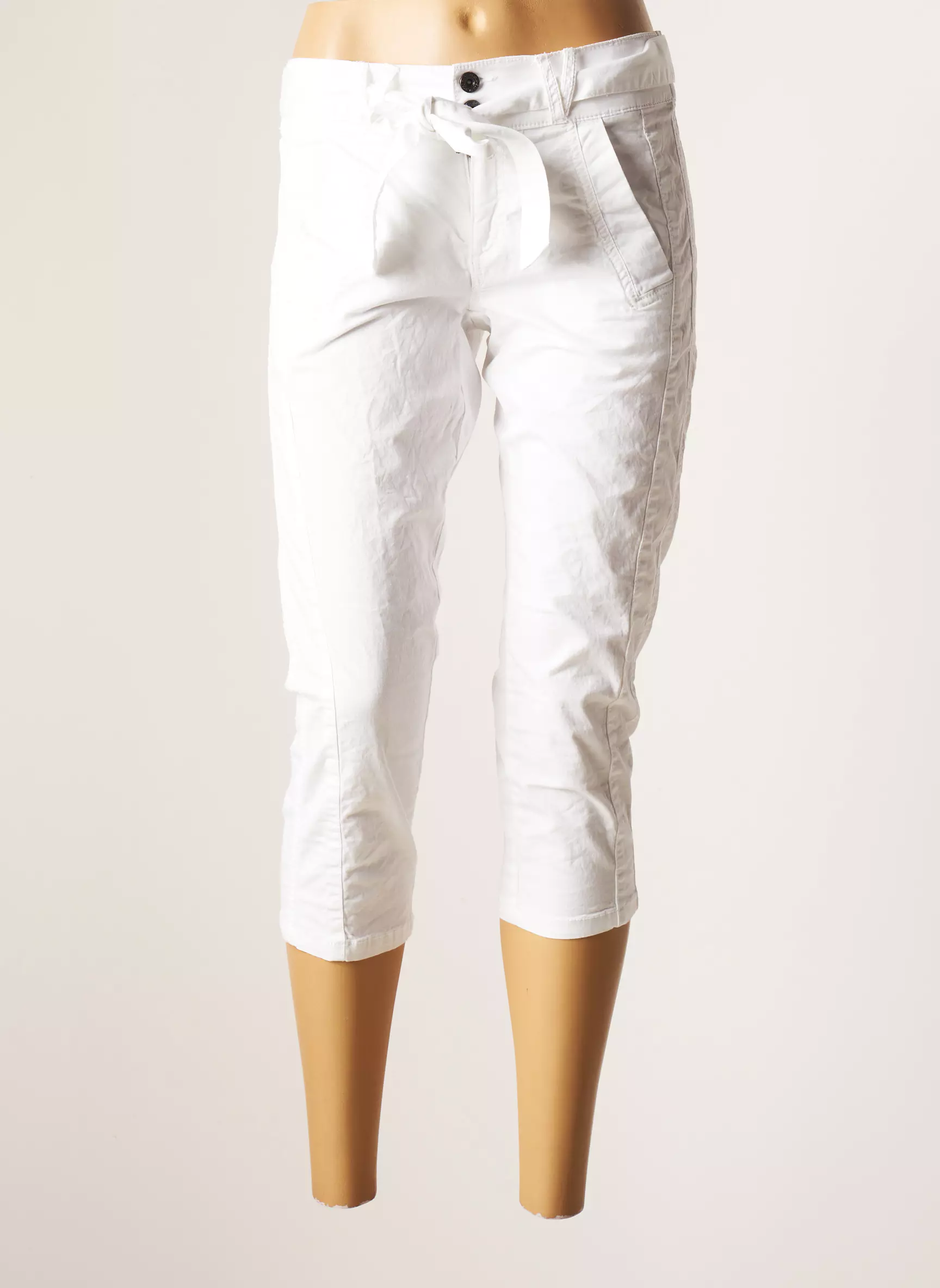 Street One Pantacourts Femme couleur blanc