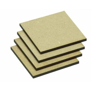 MDF Base Eckig 40x40mm (20)