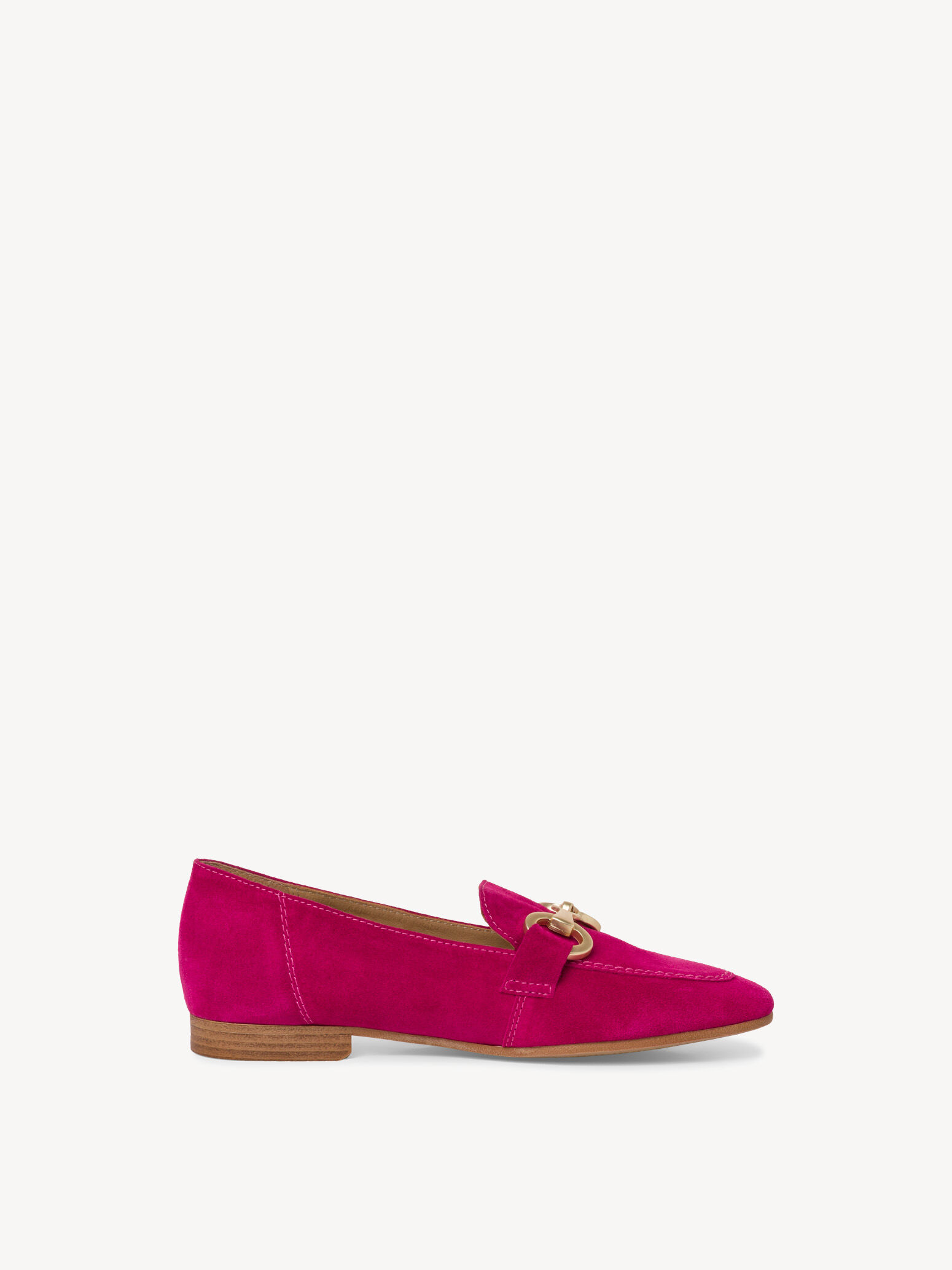 Slipper en cuir - rose fuchsia