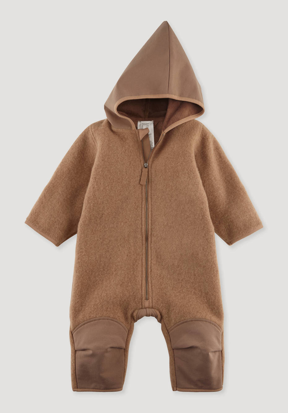 Wollfleece-Overall aus Bio-Merinowolle mit Softshell