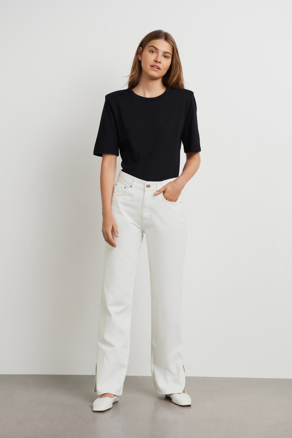 90s slit jeans