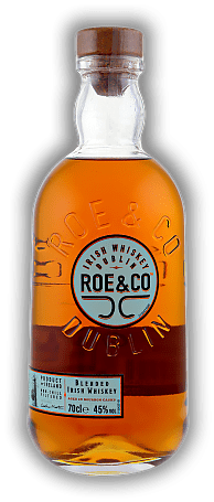 Roe & Co Irish Whiskey Roe & Co Irish Whiskey Ein eleganter Blend aus fruchtigen irischen Malt & weichen Grain Whiskeys. 0,7	 Liter - Vol 45%