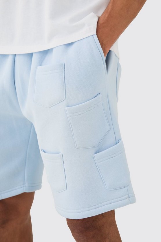 Lockere Shorts mit Taschen