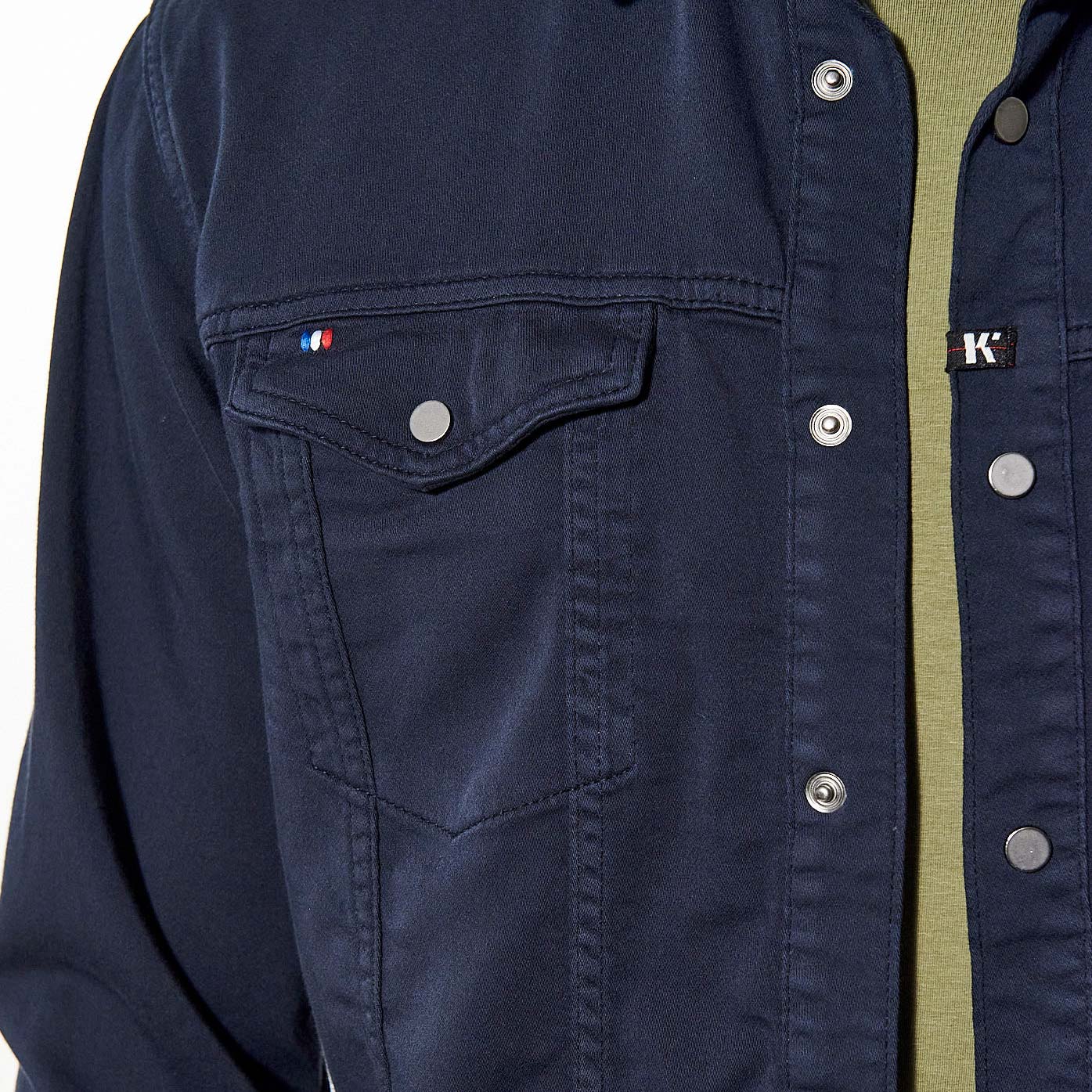 TIZIO  Chemise en jean bleu Homme