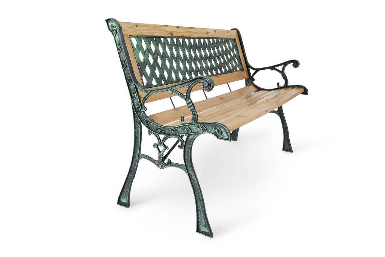 909 OUTDOOR Gusseiserne Gartenbank