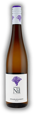 Weingut am Nil, Grauburgunder QbA trocken, 2022, Pfalz  Weingut am Nil, Grauburgunder QbA trocken, 2022, Pfalz   Jahrgang 2022 - 0,75	 Liter - Vol 12%