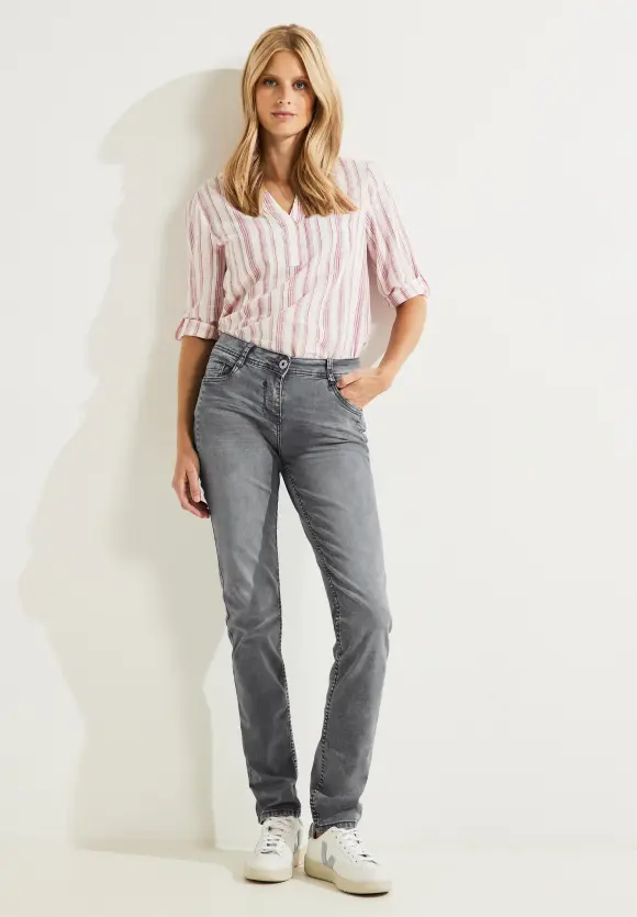 CECIL Graue Loose Fit Jeans