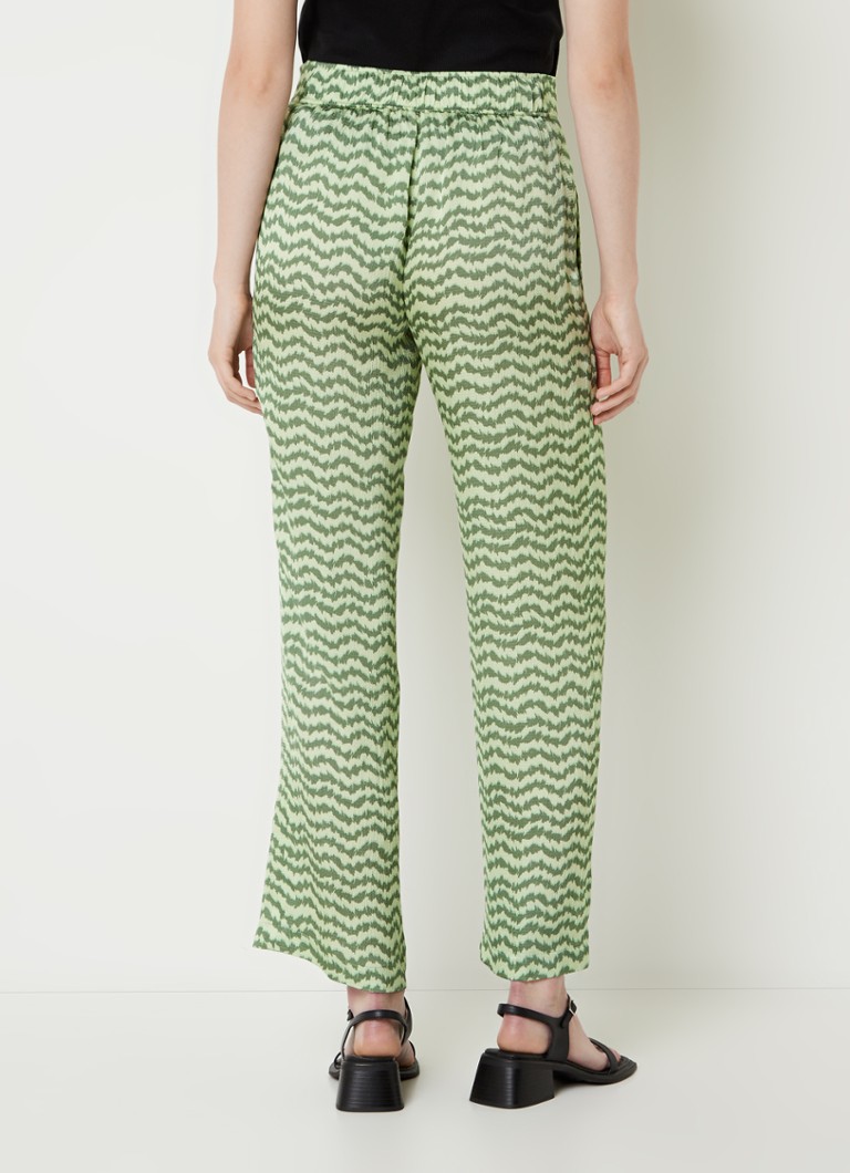 CINQUE Cisleep high waist loose fit palazzo pants with print