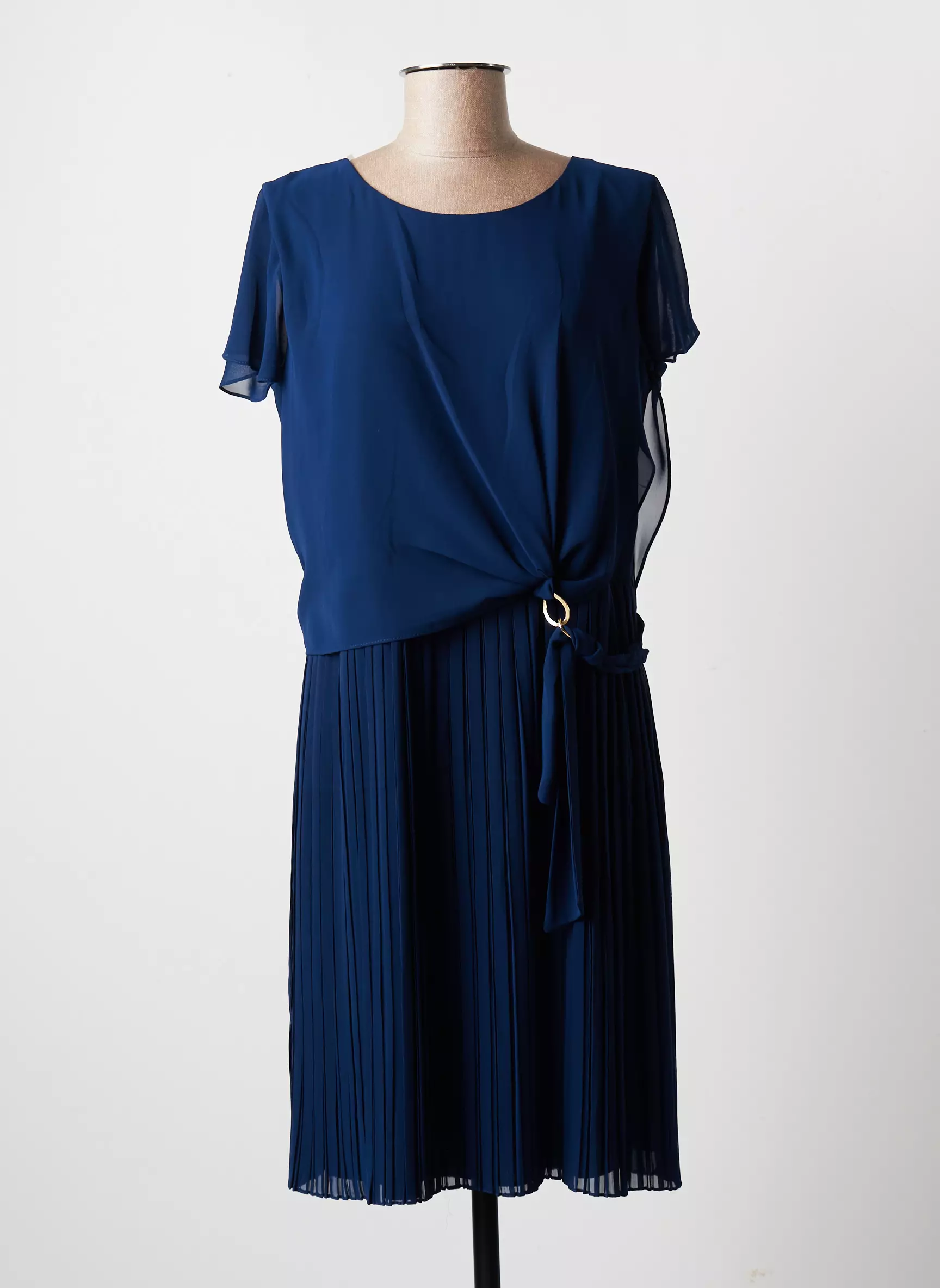 Christine Laure Robes Mi Longues Femme couleur bleu
