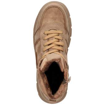 Tom Tailor Sneaker Bootie in beige