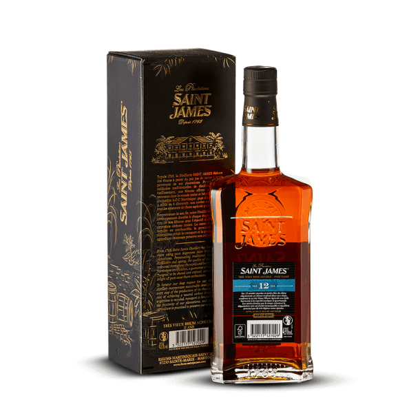 Saint James Très Vieux 12 Ans 43% + Etui