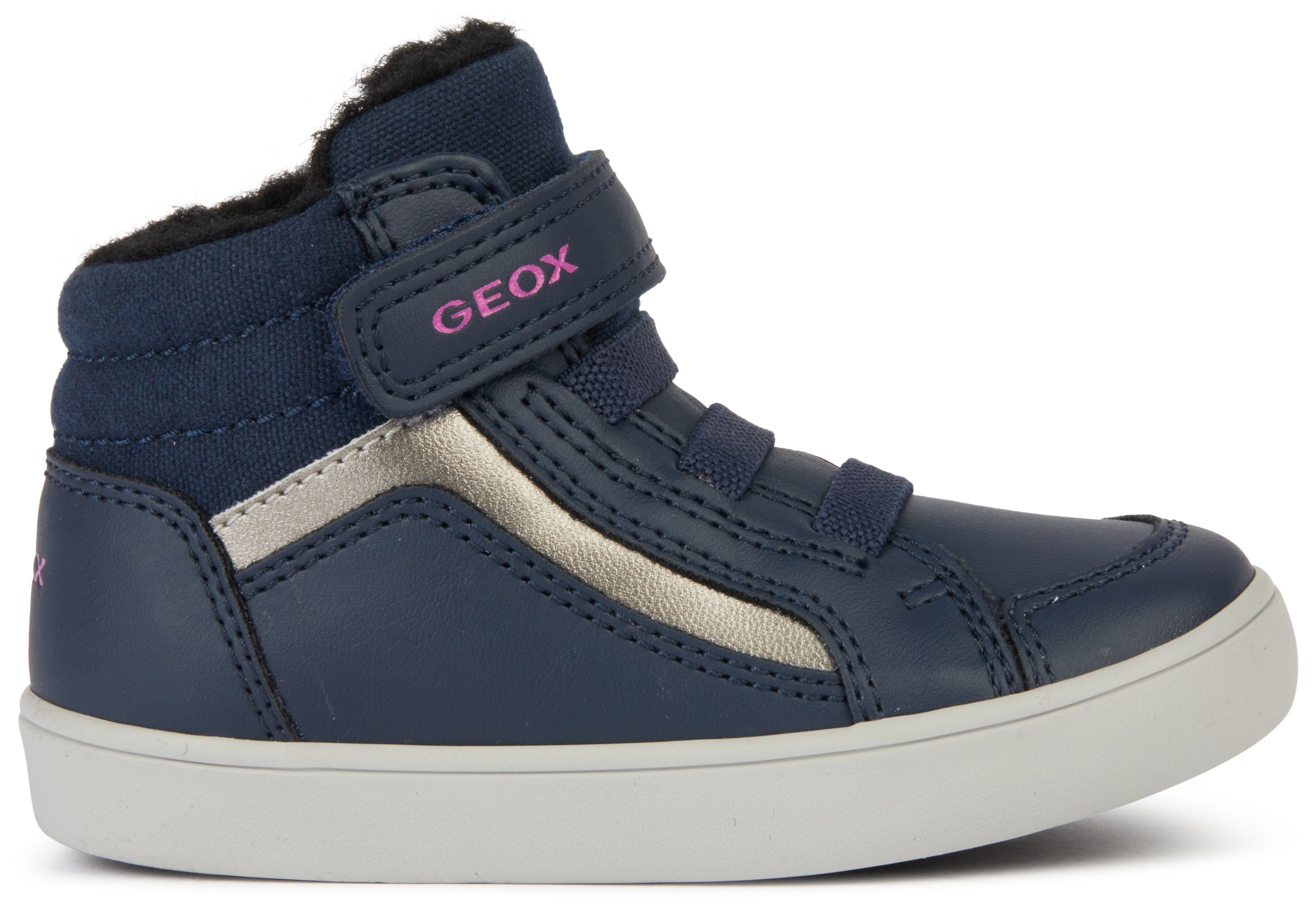 Geox B GISLI GIRL Lauflernschuh mit praktischem Wechselfußbett