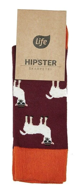 Life Bomulds Hipster Sokker Lama Mønster Størrelse 35-38