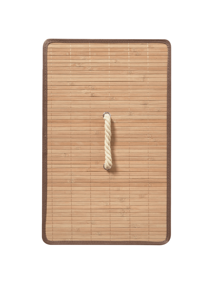 Beliani Wäschekörbe MIRISSA in Weiß/Heller Holzfarbton - (W) 60 x (H) 52 x (L) 32 cm günstig kaufen onesize
