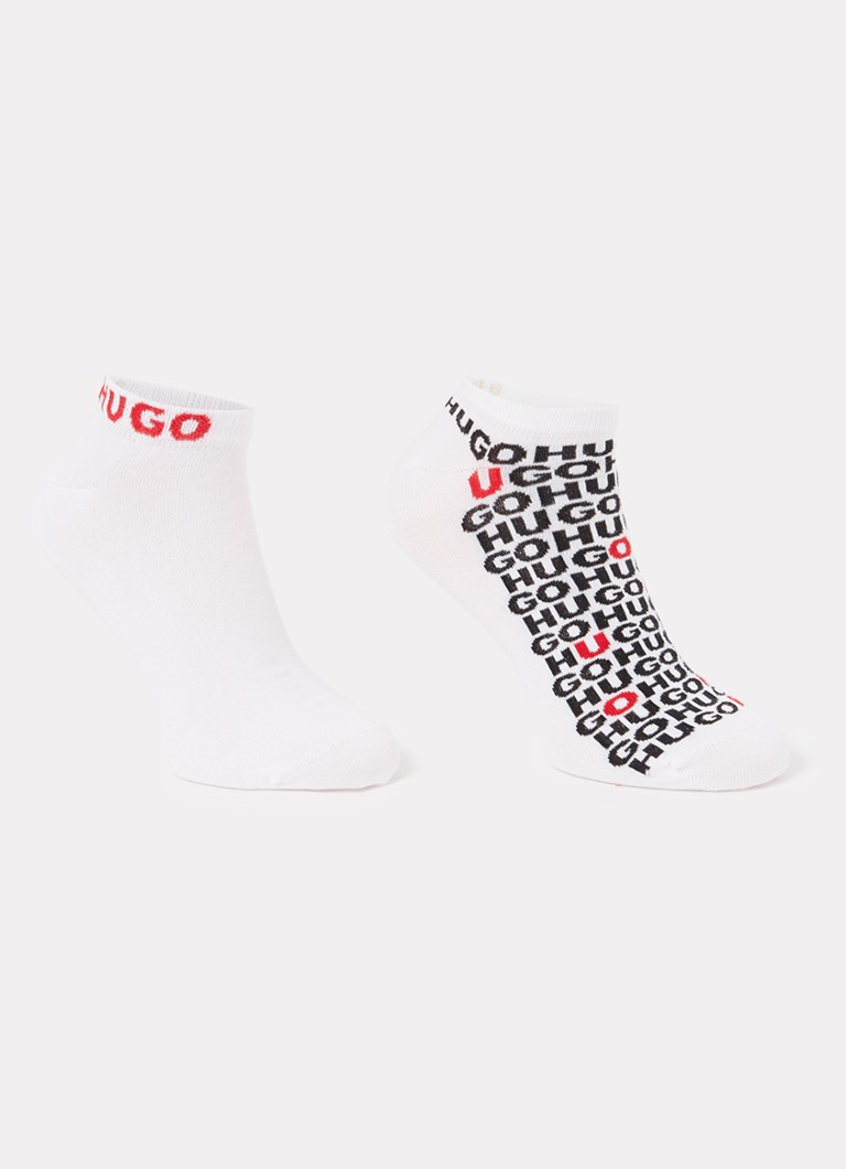 Șosete sport HUGO BOSS cu logo imprimat, vândute în pachet de 2.