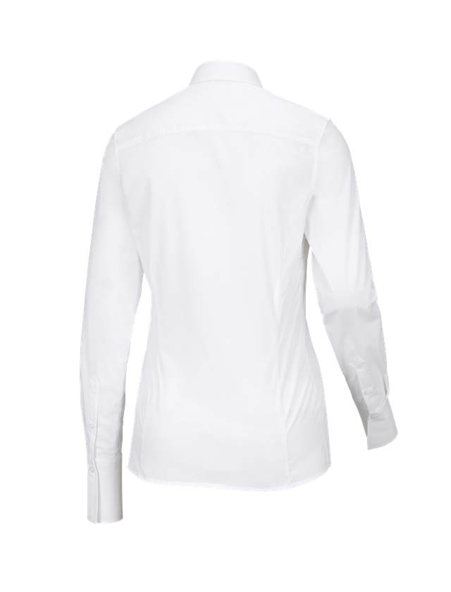 Business Bluse e.s.comfort, langarm