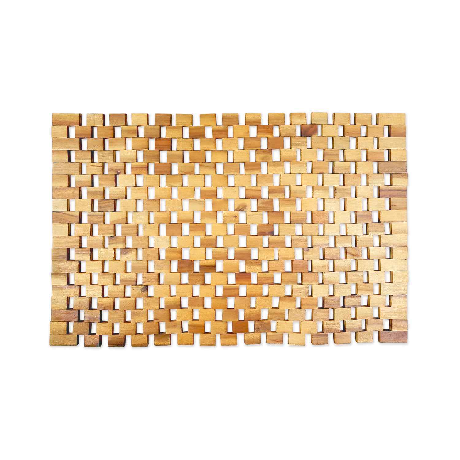 Akazienholz Badematte Holz Duschvorleger