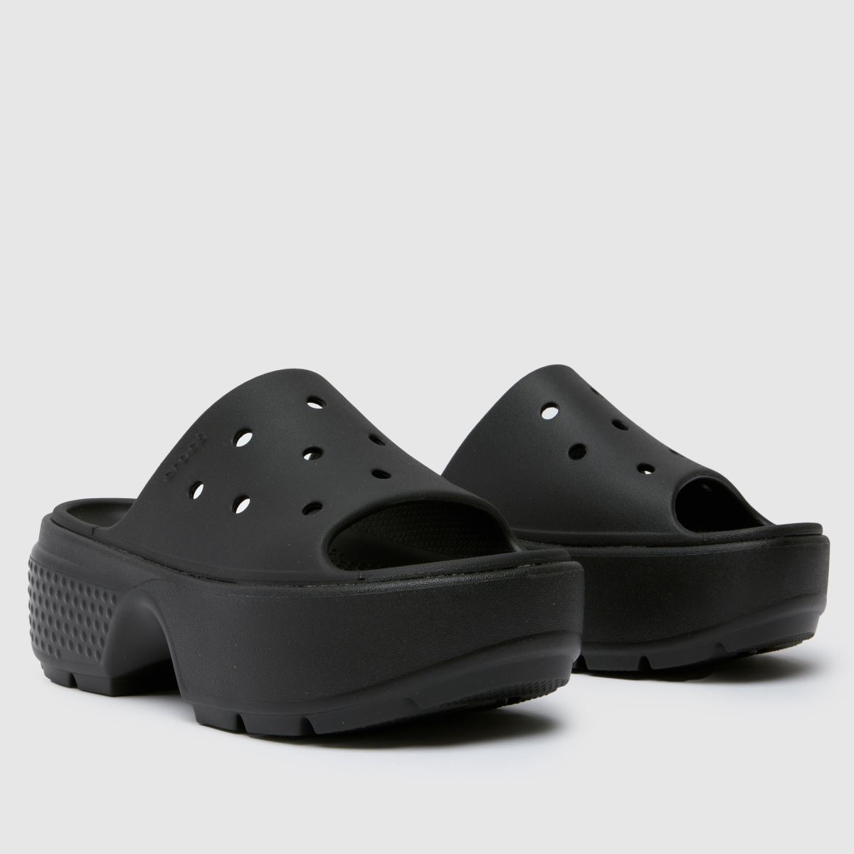 Crocs Stomp Slide szandál fekete színben