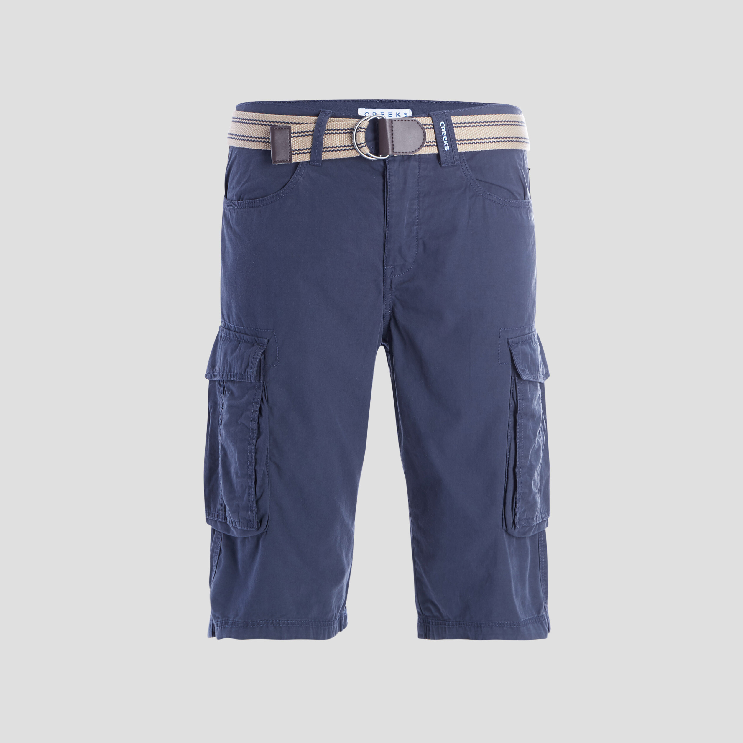 Bermuda straight Creeks bleu marine homme | La Halle