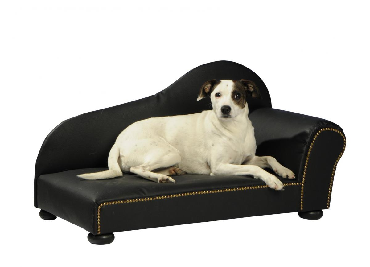 Silvio Design Hunde Heimtierottomane in Lederoptik Gr. 2
