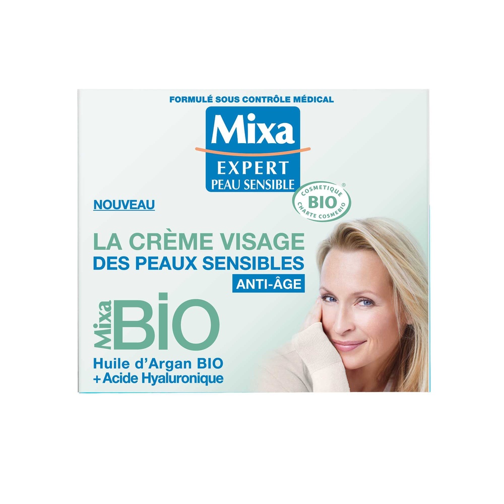 mixa Expert Peau Sensible Crème visage anti-âge Bio