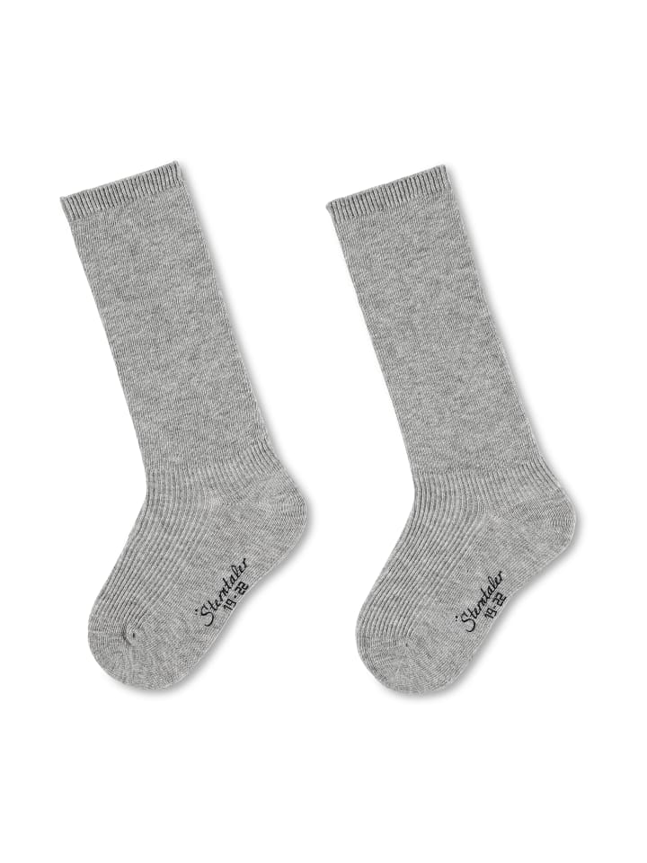 Sterntaler Kniestrümpfe 2er-Pack uni in silber mel. günstig kaufen