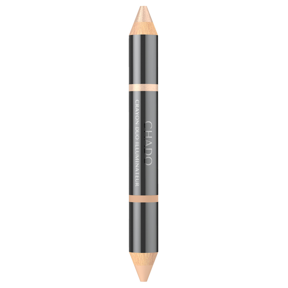 CHADO Crayon DUO Illuminateur - naturel 384 Crayon DUO Illuminateur pour Yeux et Visage