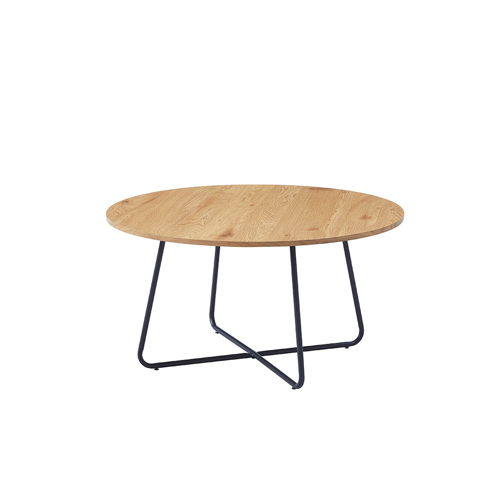 Home Deluxe HOME DELUXE Couchtisch Rund NOVARA -  Oiled Oak
