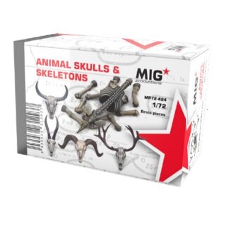 Animal Skulls & Skeletons 1/72