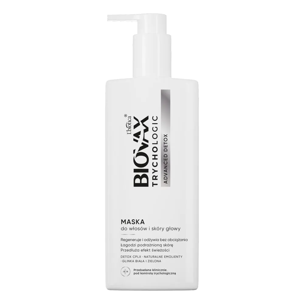 Biovax Advanced Detox Trichologic - Hår- og hovedbundsmaske 200 ml