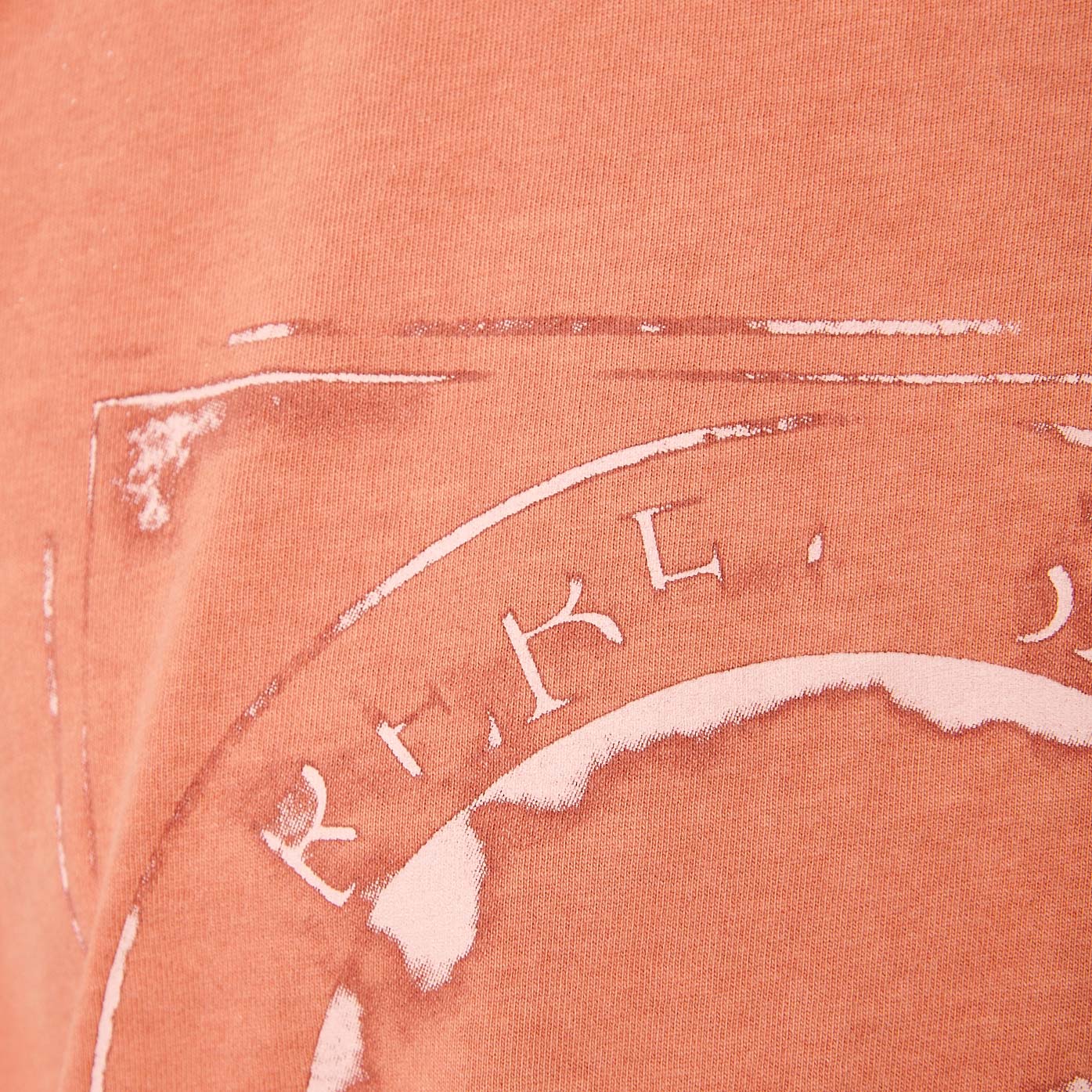SAUL   T-shirt orange Homme en 100% coton