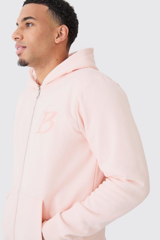 Basic Hoodie mit Reißverschluss