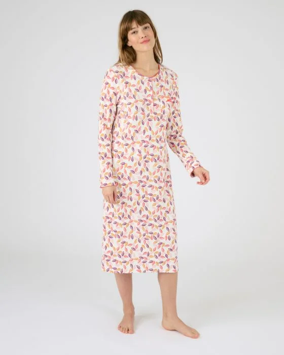Chemise de nuit maille interlock imprimé