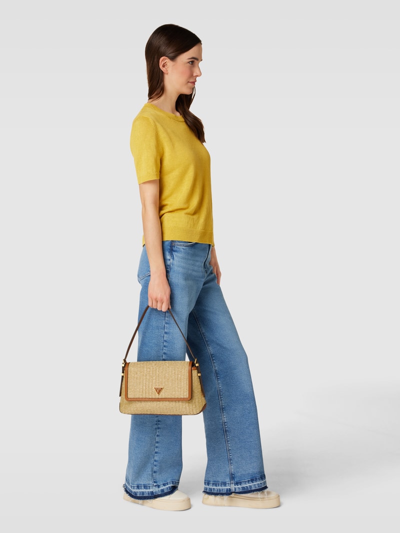Handtasche mit verstellbarem Henkel Modell 'DESIDERIA' in beige
