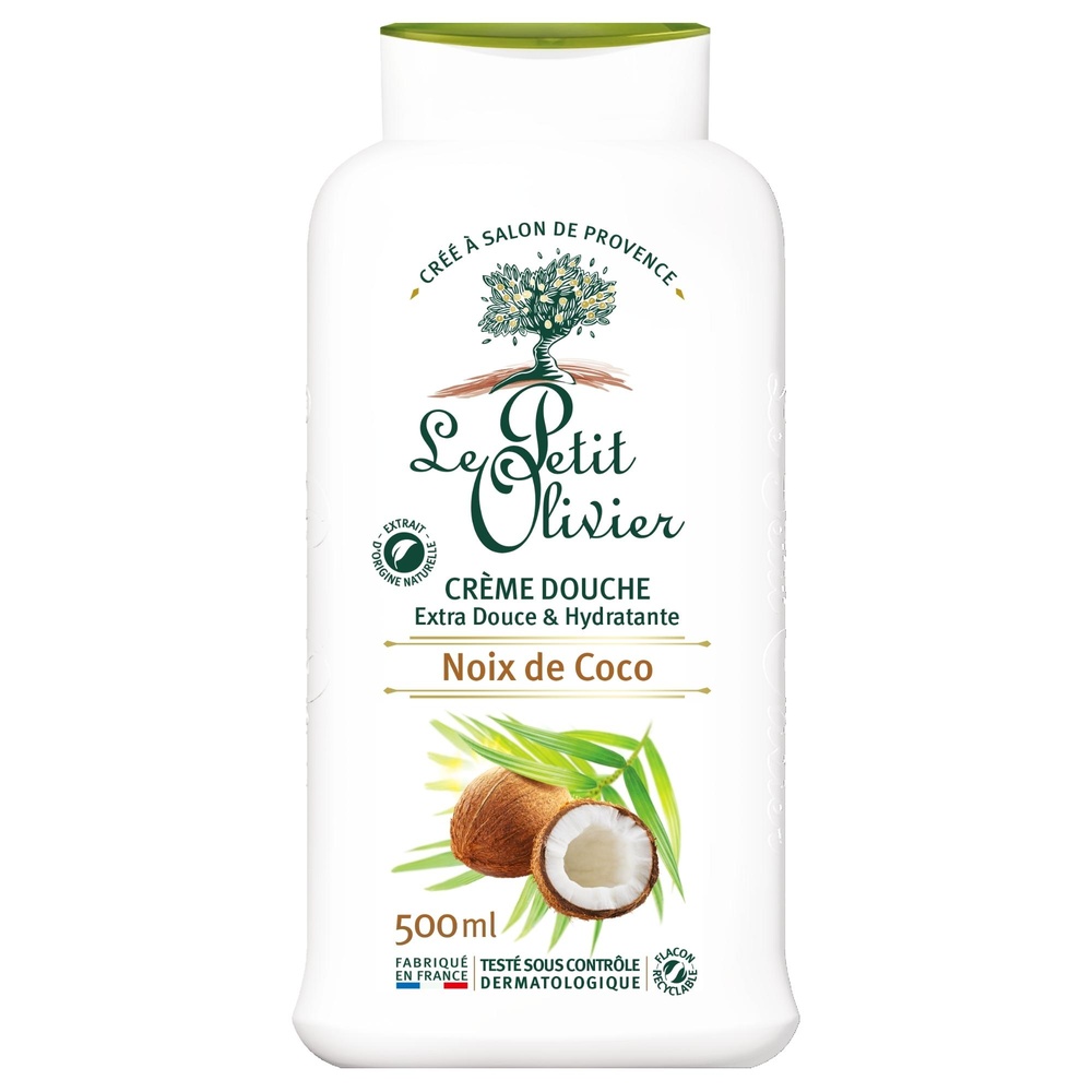 le petit olivier Crème Douche Noix de Coco Crème Douche Extra Douce & Hydratante